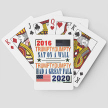 Cartes de jeu de Trumpty Dumpty