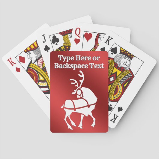 Cartes de Jeu de Vacances Cartes de Renouveau Pers (dos)