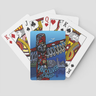 Cartes de jeu de Vancouver Cartes de totem