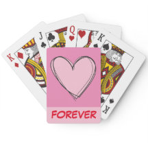 Cartes de jeu de vélo HEART