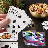 Cartes De Jeu De Visage Arlequin (In Situ)