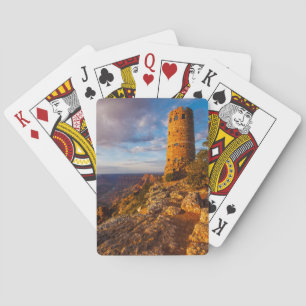 Cartes de jeu de vue de désert de canyon grand