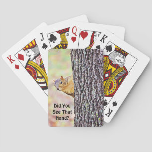 Cartes De Jeu D'Écureuil Qui Peuvent Être Mises