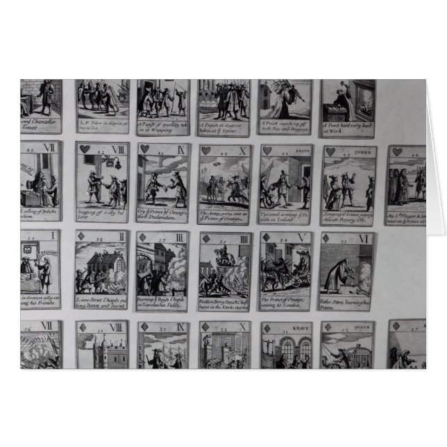 Cartes de jeu dépeignant des épisodes (Devant horizontal)