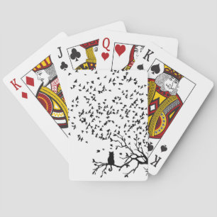 Cartes De Jeu D'Oiseaux Et De Chats