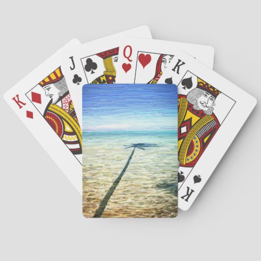 Cartes de jeu "d'ombre de paume" (dos)