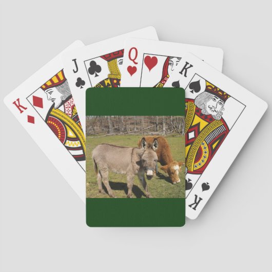 Cartes de jeu Donkey and Cow Bicycle® (dos)