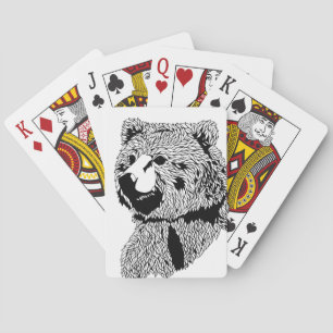 Cartes de jeu d'ours