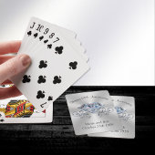 Cartes de jeu du 60e anniversaire de diamant, votr