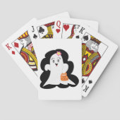 Cartes De Jeu Du Fantôme D'Halloween Cute (dos)