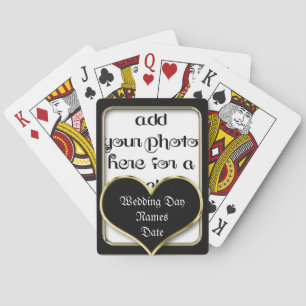 Cartes de jeu du Modèle Mariage Heart Keepsaké