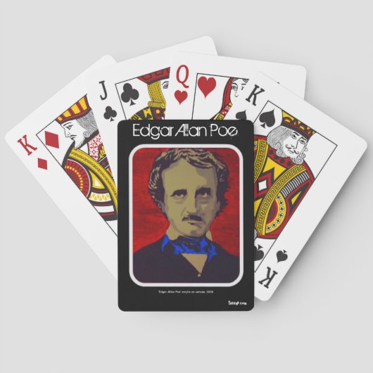 Cartes de jeu 'Edgar Allan Poe' (dos)