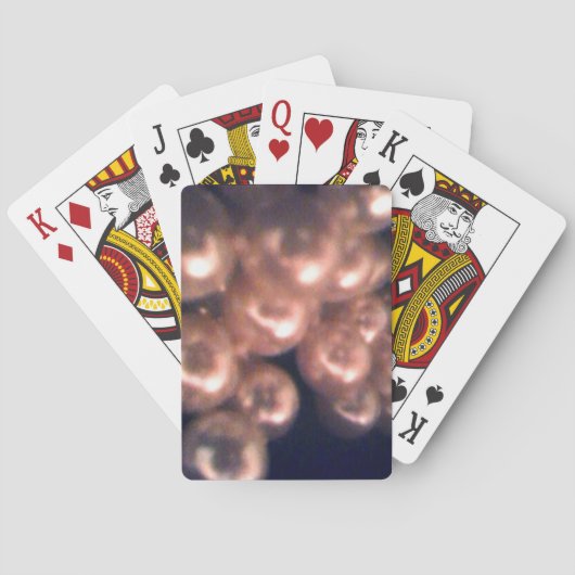 Cartes de jeu en baisse de perles (dos)