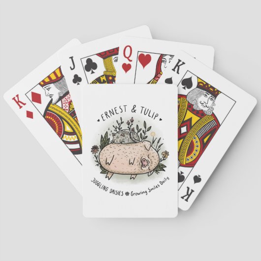 Cartes de jeu Ernest & Tulip (dos)