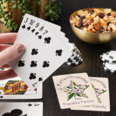 Cartes de jeu - étoile toscane de Noël (In Situ)