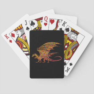 Cartes de jeu Extraordinaires en mosaïque Dragon