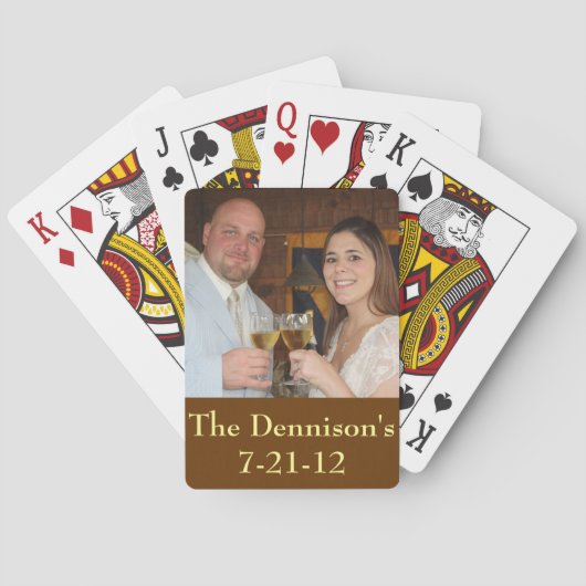 Cartes de jeu faites sur commande (dos)