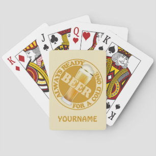 Cartes de jeu faites sur commande de monogramme de