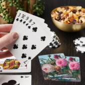 Cartes de jeu faites sur commande de roses (In Situ)