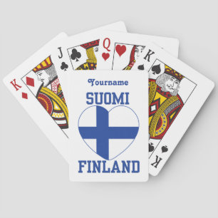 Cartes de jeu faites sur commande de SUOMI