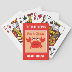Cartes de jeu faites sur commande des textes de