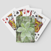 Cartes de jeu - Fleur Yucca (dos)
