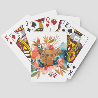 Cartes de jeu Floral