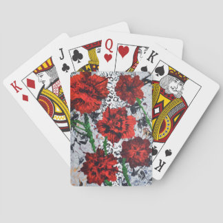 Cartes de Jeu Florales Abstraites - Unique Floral