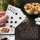 Cartes De Jeu Florales En Bois (In Situ)