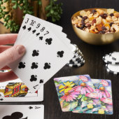Cartes de jeu florales en été (In Situ)