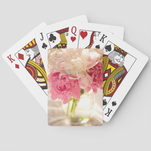 Cartes de Jeu Florales, faces Index Standard. (dos)