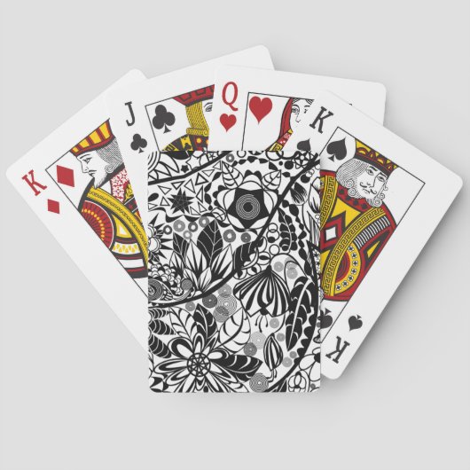 Cartes de Jeu Florales Fleurs (dos)