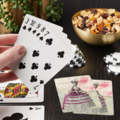 Cartes de jeu françaises d'accent de Marie (In Situ)