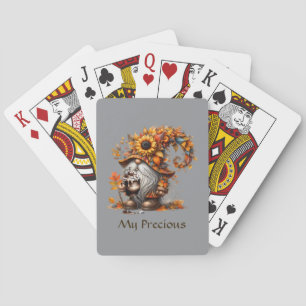 Cartes De Jeu Gnome Automne
