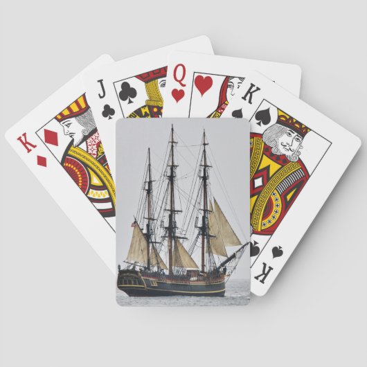 Cartes de jeu grandes de bateau (dos)