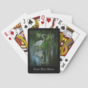 Cartes de jeu "Great Blue Heron"