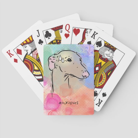 Cartes de jeu Greyhound, Cartes de poker (dos)