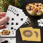 Cartes de jeu gribouillées de lion (In Situ)