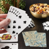 Cartes De Jeu Gris Moderne À Faible Poly (In Situ)