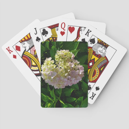 Cartes de jeu Hydrangea (dos)