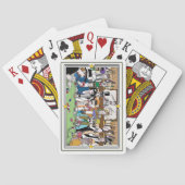 Cartes de jeu illustrées "de jeu de poker (dos)