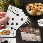 Cartes de jeu implorantes de "brownie" (In Situ)