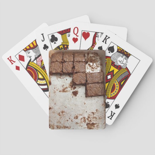 Cartes de jeu implorantes de "brownie" (dos)