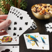 Cartes de jeu Macaw bleu et or (In Situ)