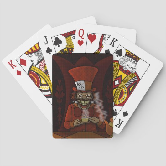 Cartes De Jeu Mad Hatter (dos)