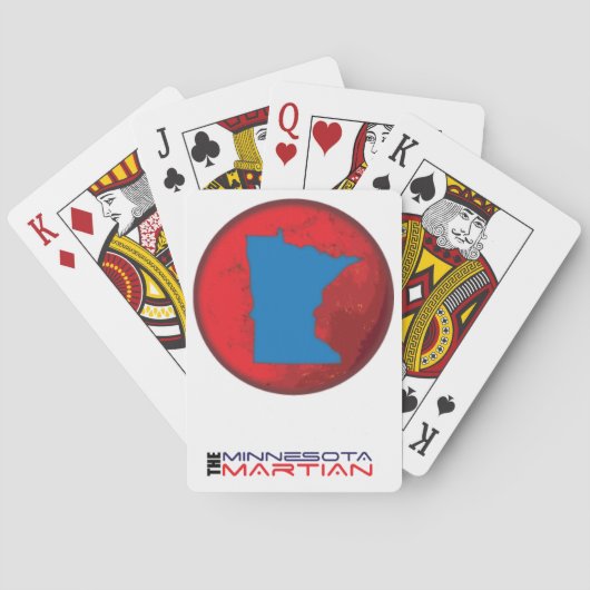 Cartes de jeu martiennes du Minnesota (dos)