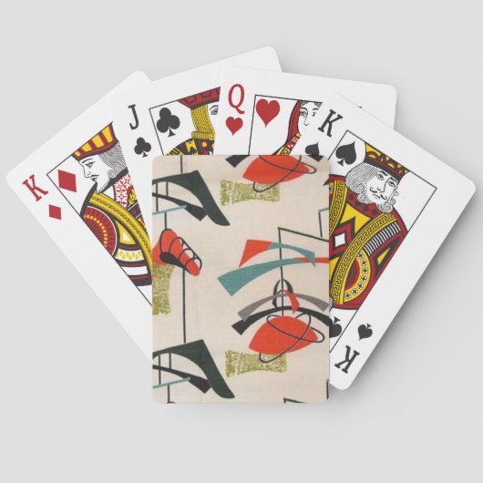 Cartes de jeu mobiles atomiques modernes de la (dos)