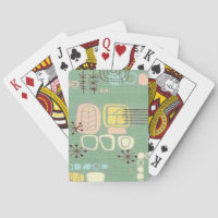 Cartes de jeu modernes de conception graphique de