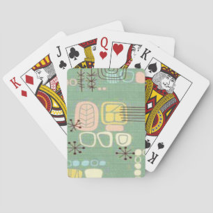 Cartes de jeu modernes de conception graphique de