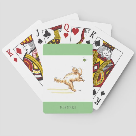 Cartes de jeu "moi et de ma boule" (dos)